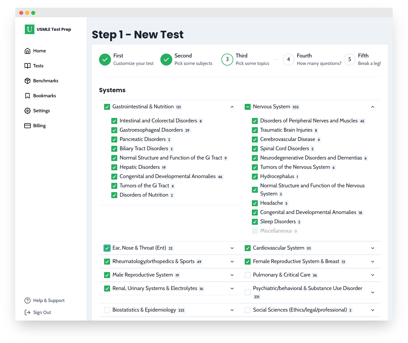 USMLE Test Prep